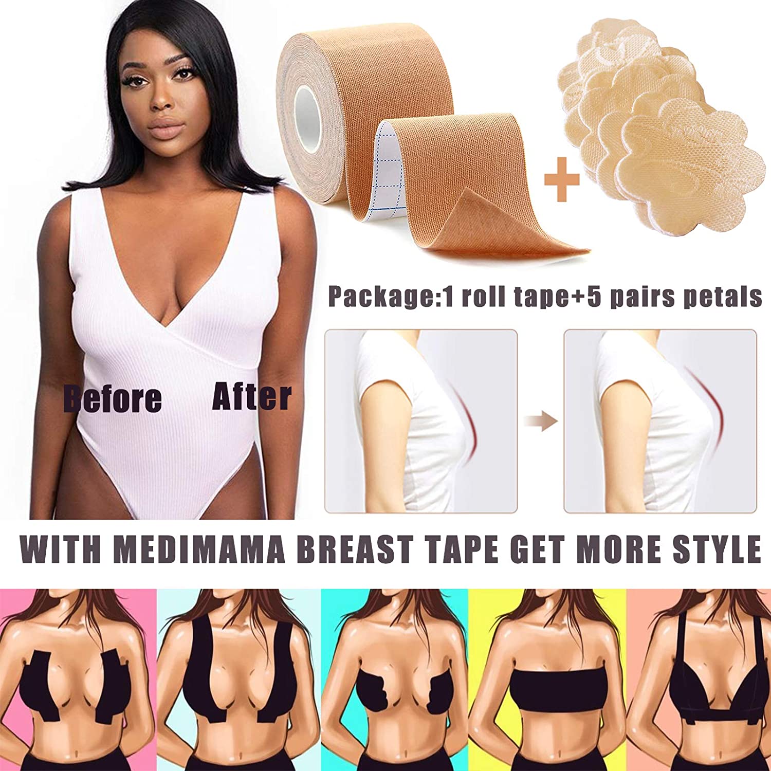 How To Tape Up Breasts For Strapless Dress